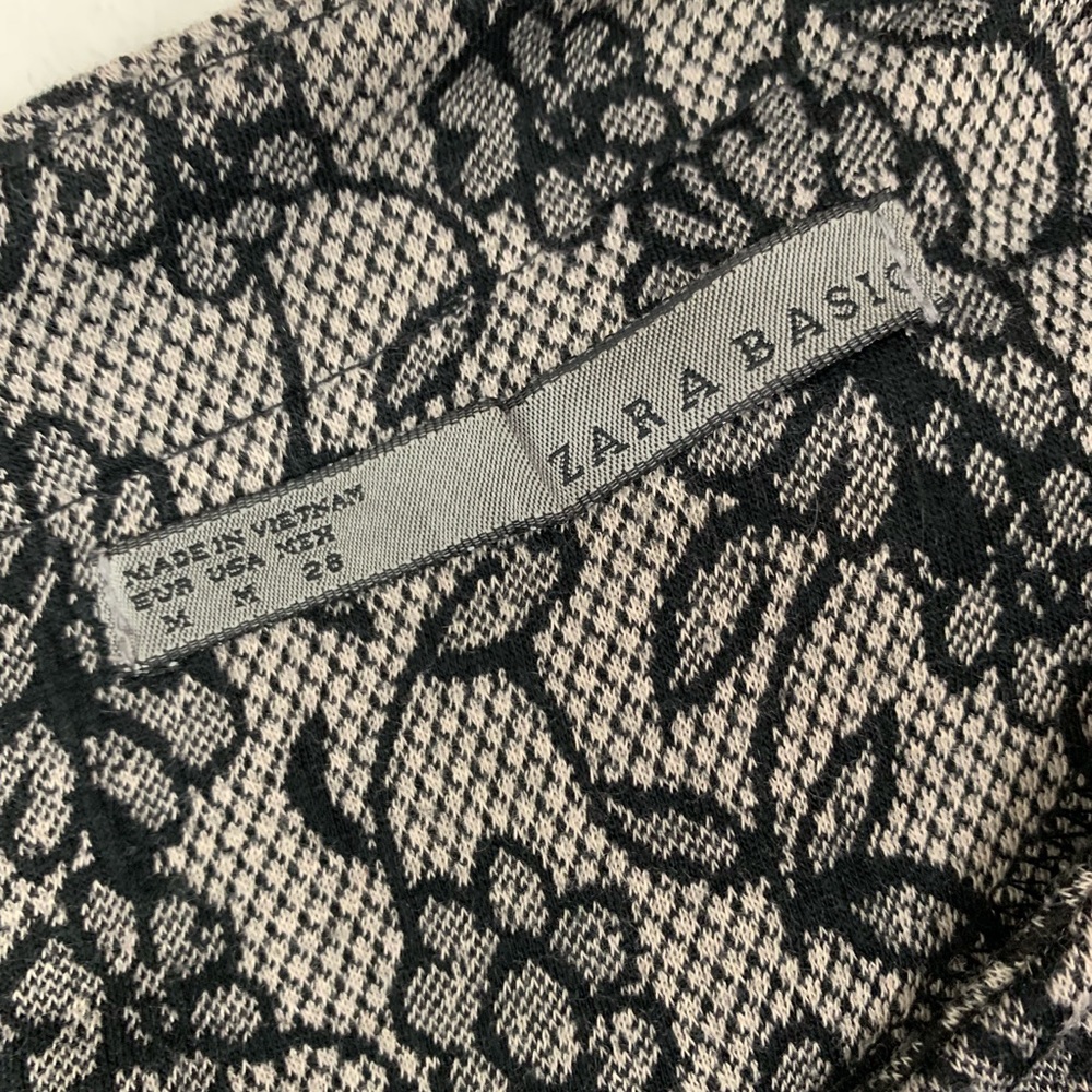 Zara Basic Collection Elegant Flower Print Dress M - image 5